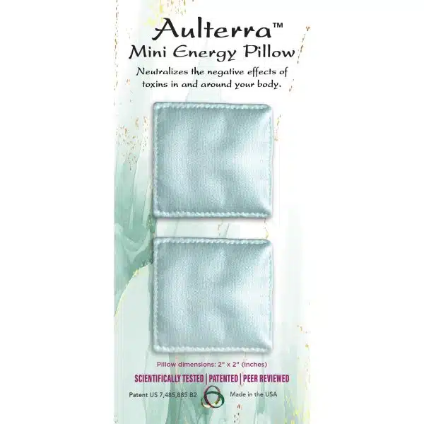 Aulterra blue mini energy pillow package