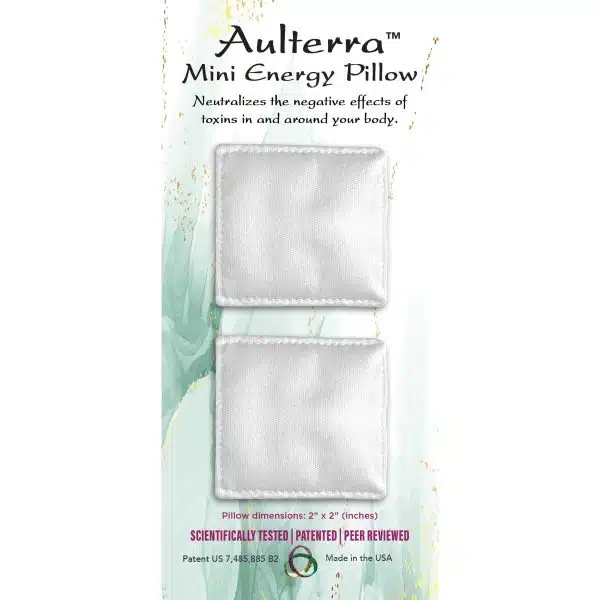 Aulterra white mini energy pillow package